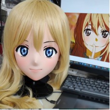 (GLA040)Customize Character'! Female/Girl Resin Full/Half Head With Lock Anime Cosplay Japanese Animego Kigurumi Mask (GLA040)Customize Character'! Female/Girl Resin Full/Half Head With Lock Anime Cosplay Japanese Animego Kigurumi Mask